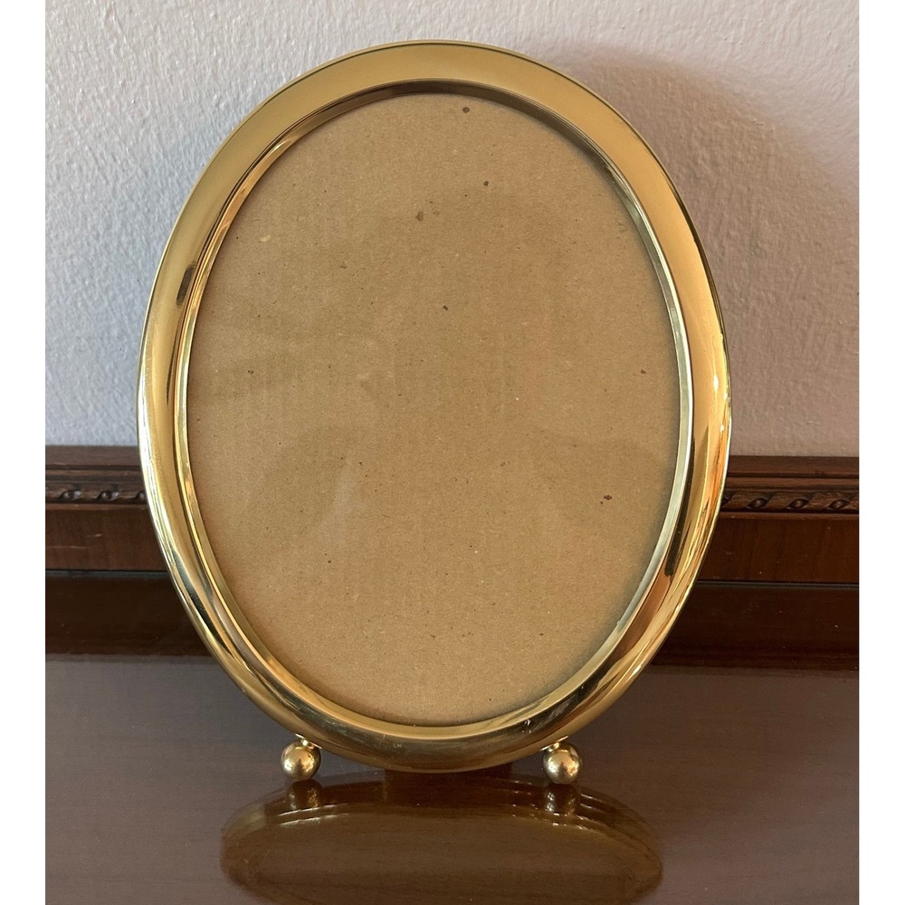 WinCraft Vintage Oval Gold Tone Metal‎ Picture Frame 8'' x 10'' Tabletop Display